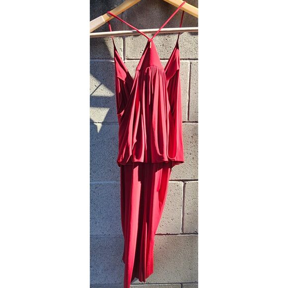 MISA Los Angeles Red Silky Dress | Racerback Event-Ready Style Size XS NWT - Picture 7 of 7